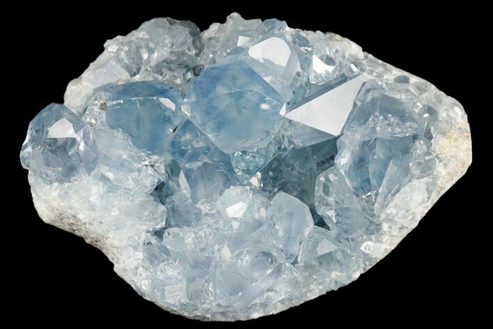 Sparkly Celestine (Celestite) Crystal Cluster - Madagascar #184382